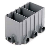 Hubbell PFBRG3 Rectangular Non-metallic Floor and Wall Box 3-Gang